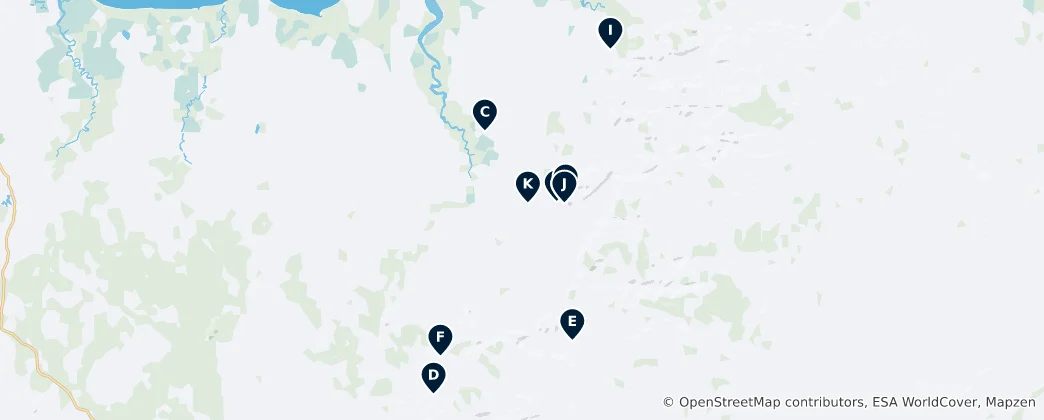 Térkép: Kakadu Highlights