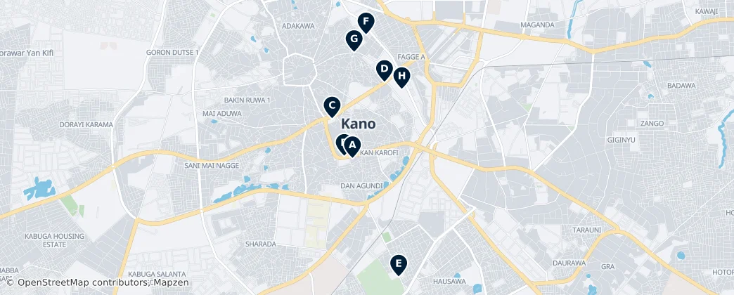 Kano Municipal Essentials — Map