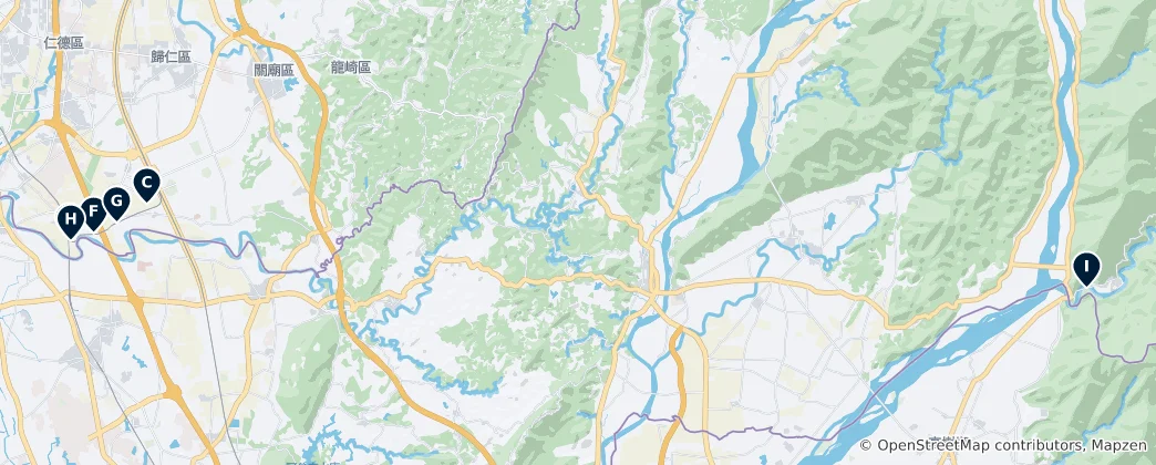 Map of Bridges and Viaducts
