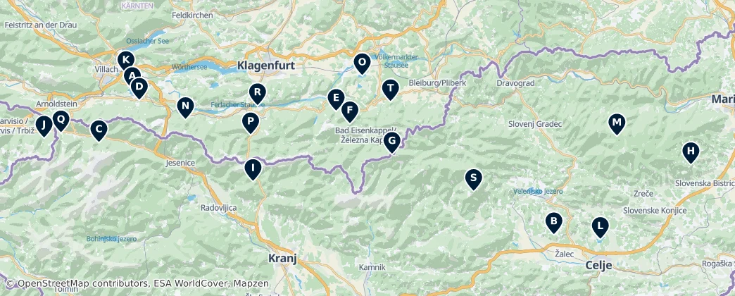 Natural Wonders — Map