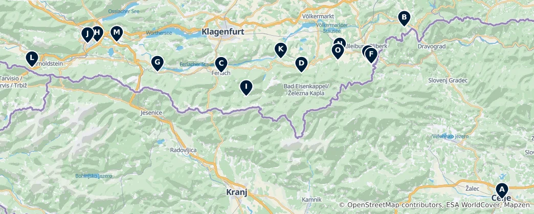 Карта Significant Religious Sites