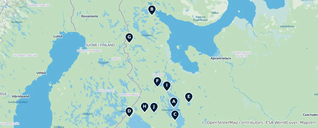 Mappa di Karelia Essentials