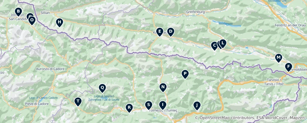 Map of Historic Religious Sites