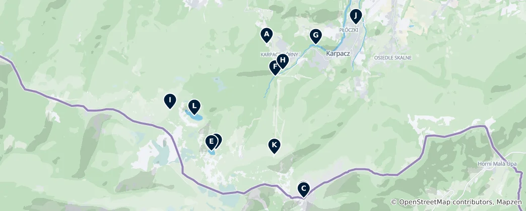 Map of Karpacz Essentials