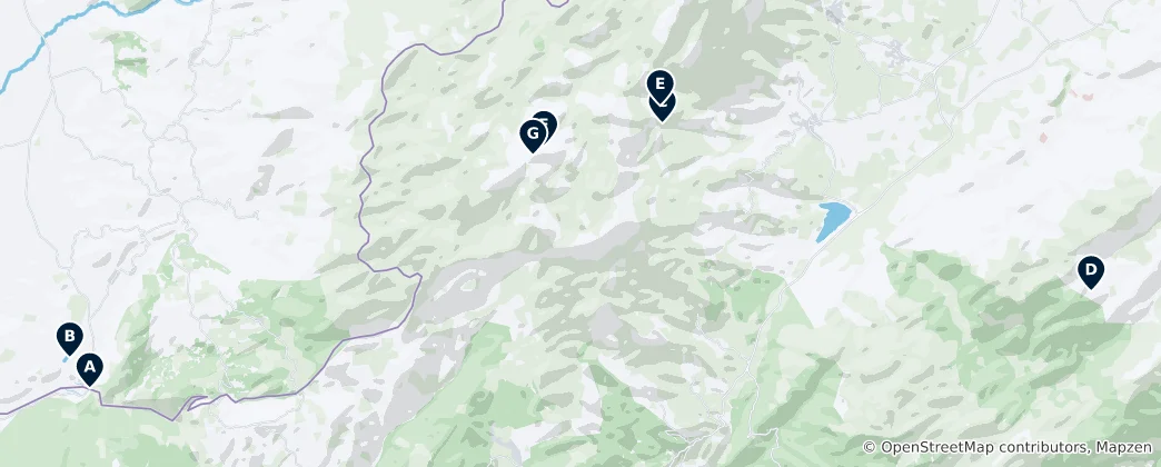 Mapa Natural Wonders