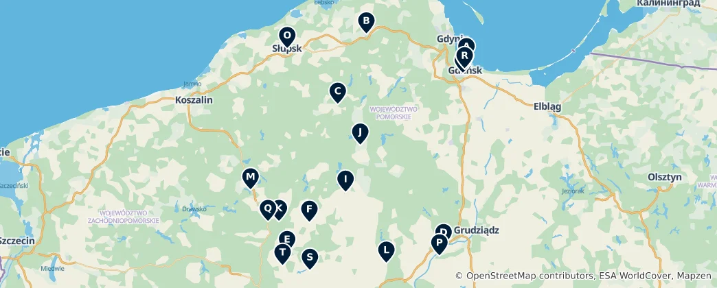 Map of Polish Heritage Sites