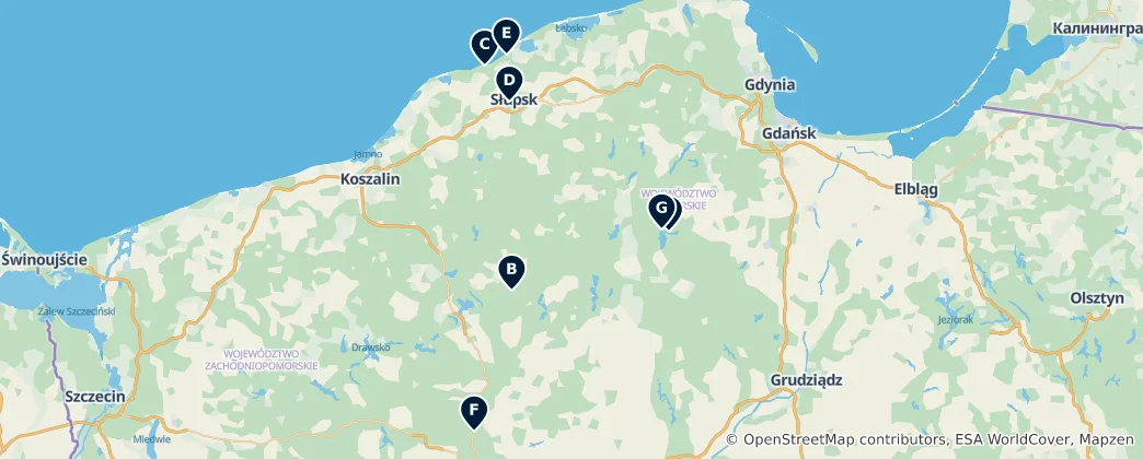 Mappa di Taste of Poland