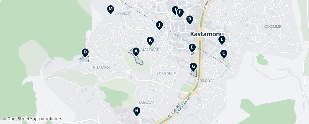 Kastamonu Essentials — Mapa