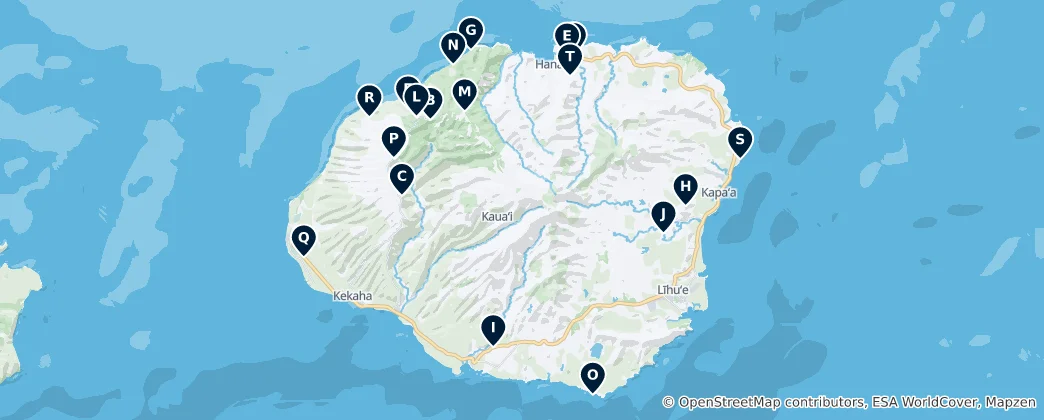 Mapa Majestic Peaks and Viewpoints