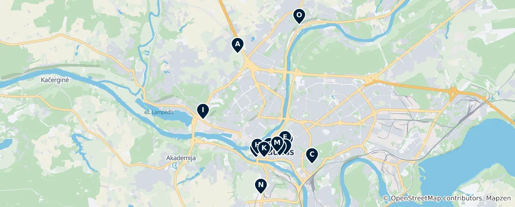 Mapa Museums & Culture