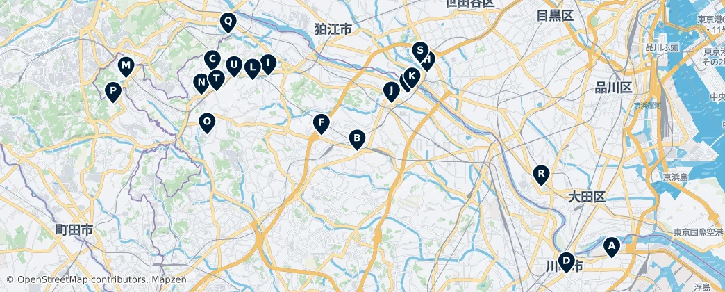 Mappa di Luoghi Sacri di Culto