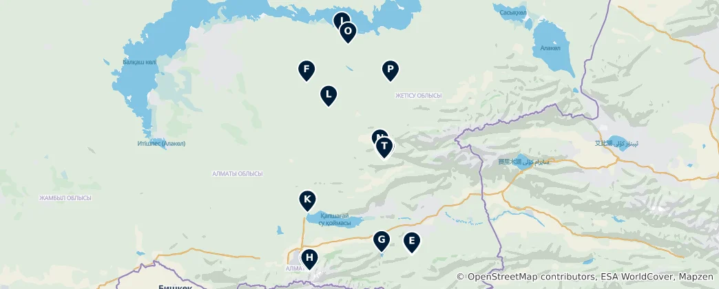 Mappa di Nature and Outdoor Escapes