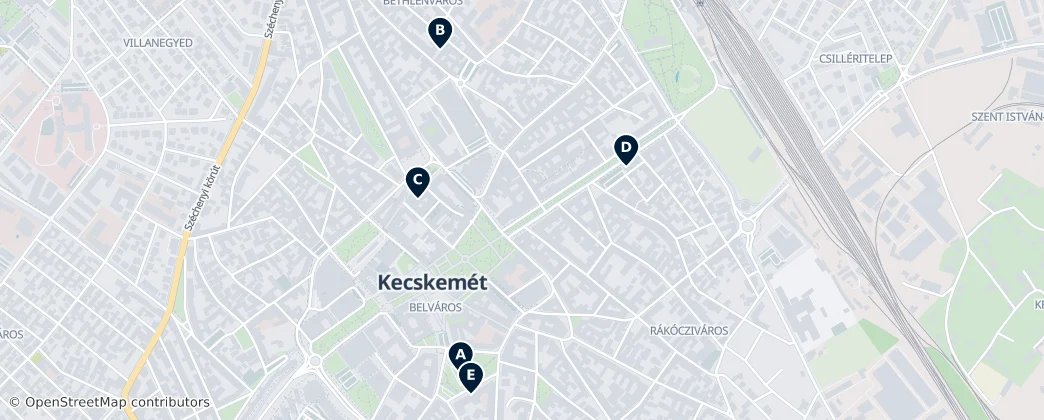 Theatres & Culture — Map