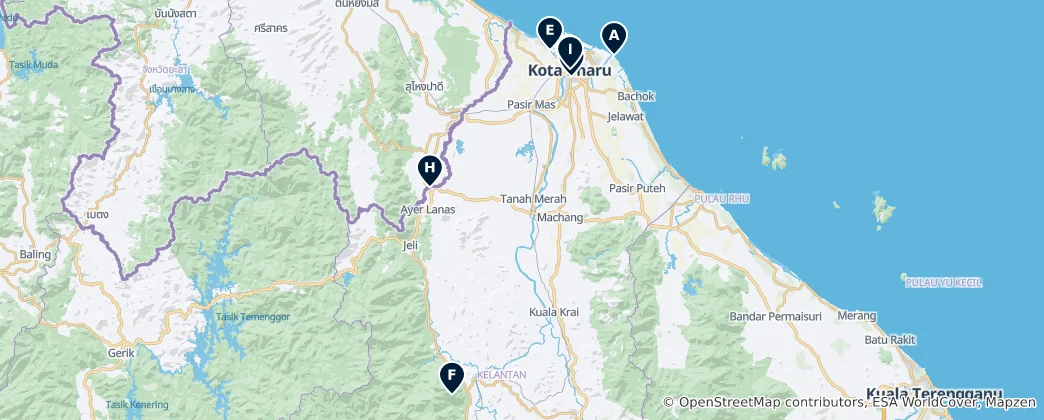 Mapa Kelantan's Absolute Essentials