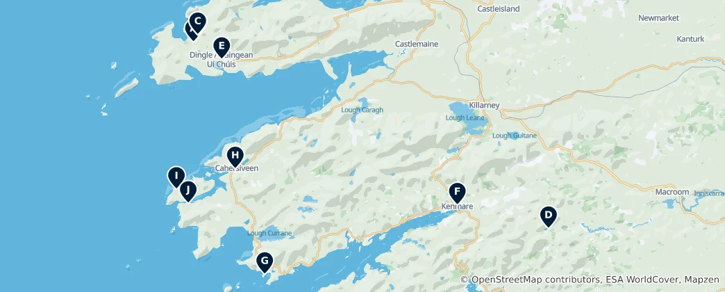 Map of Historic Religious Sites