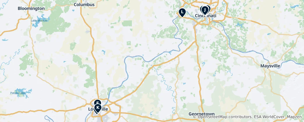 Mappa di Top Museums & Galleries