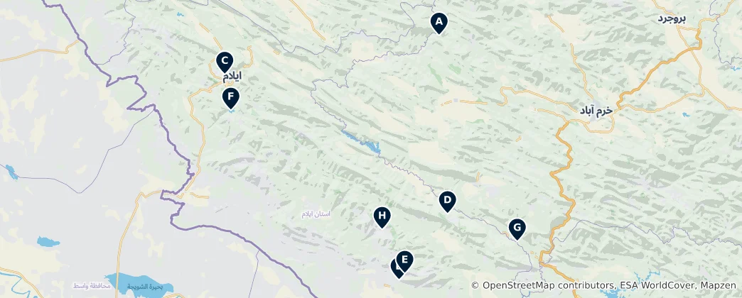 Mappa di Natural Wonders