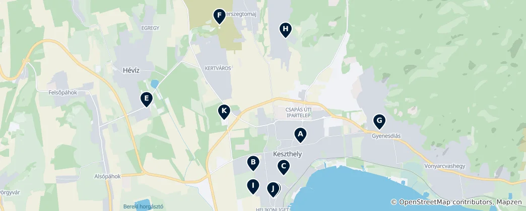 Mappa di Religious Sites and Cemeteries