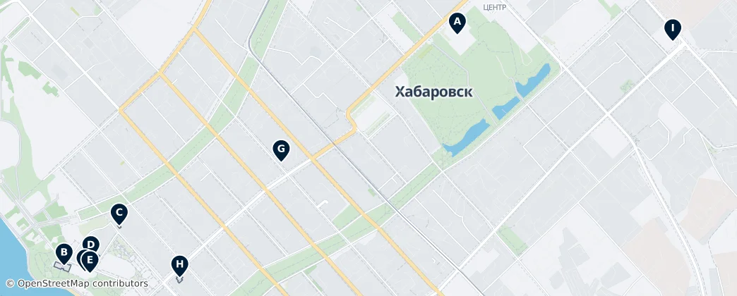 Culture & Arts in Khabarovsk — 地图