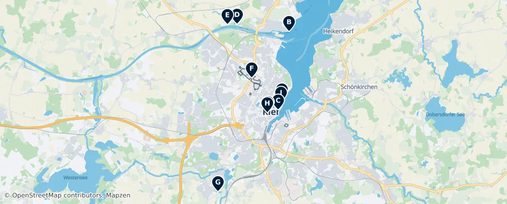 Kiel Essentials — Карта
