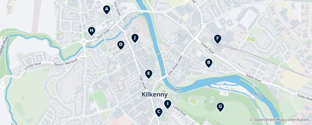 Kilkenny's Must-See Treasures 지도