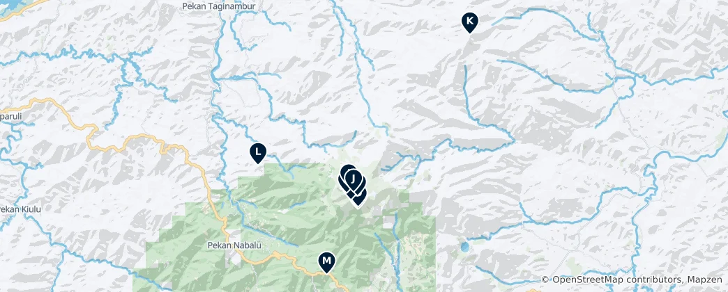 Mappa di Mountain Expeditions