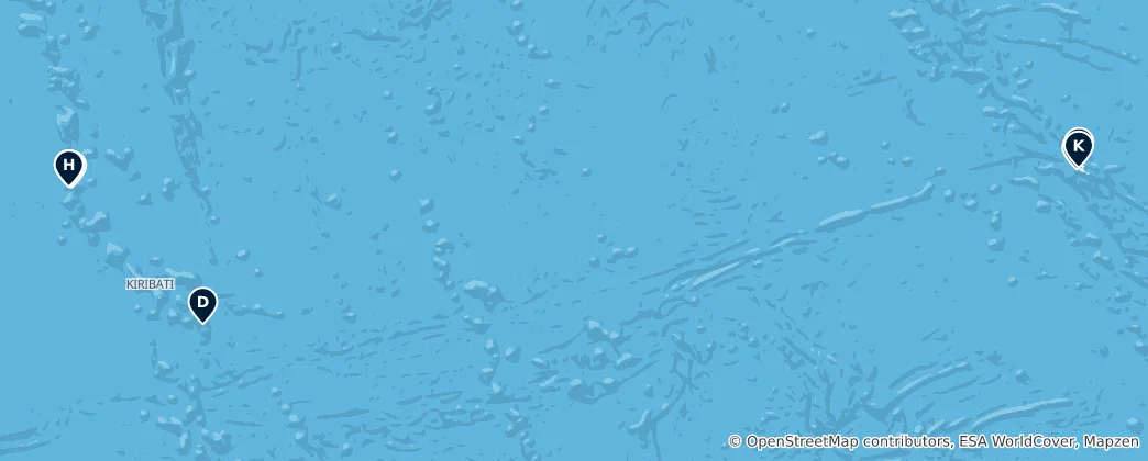 Map of Kiribati Essentials