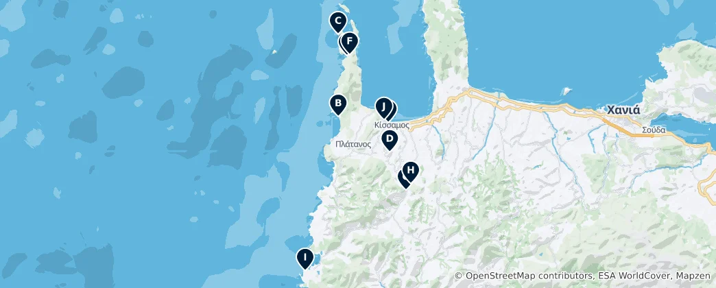 Mapa Best of Kissamos