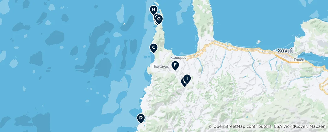 Mapa Kissamos Essentials