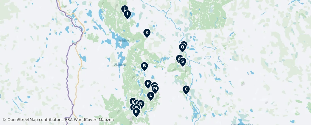 Kittilä's Must-See Wonders — карта