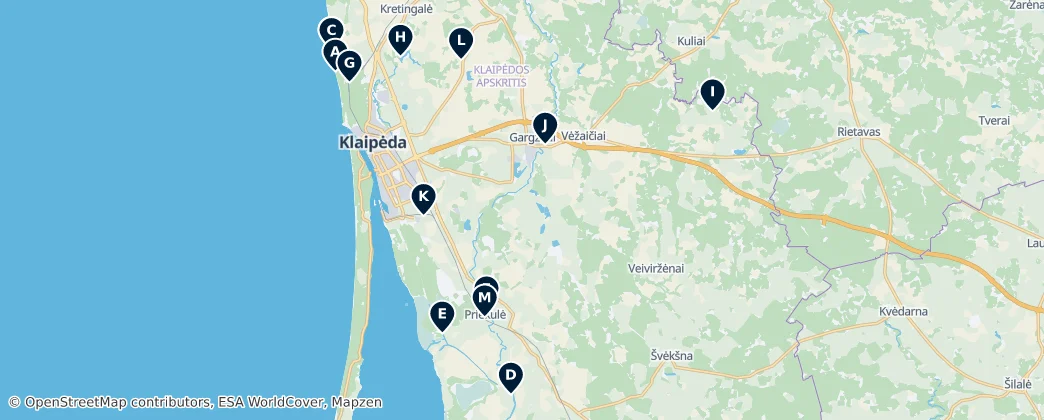 Klaipėda District Municipality: Essential Discoveries — 지도
