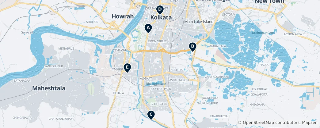 Mapa De Museums and Cultural Sites