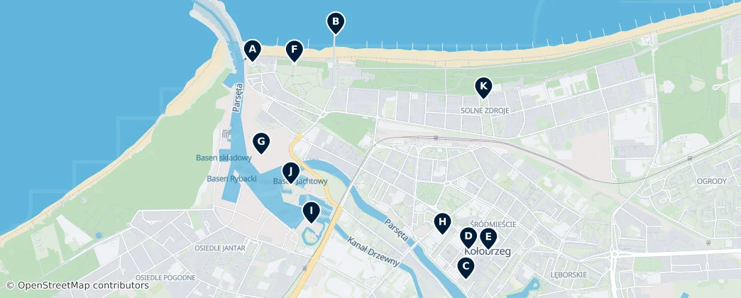 Kołobrzeg Essentials — Carte