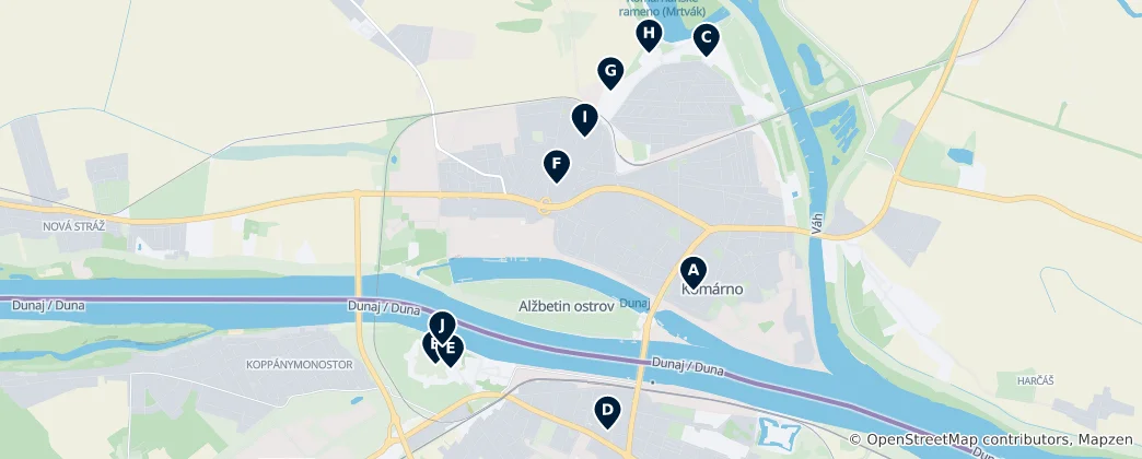 Map of Historical Sites & Museums