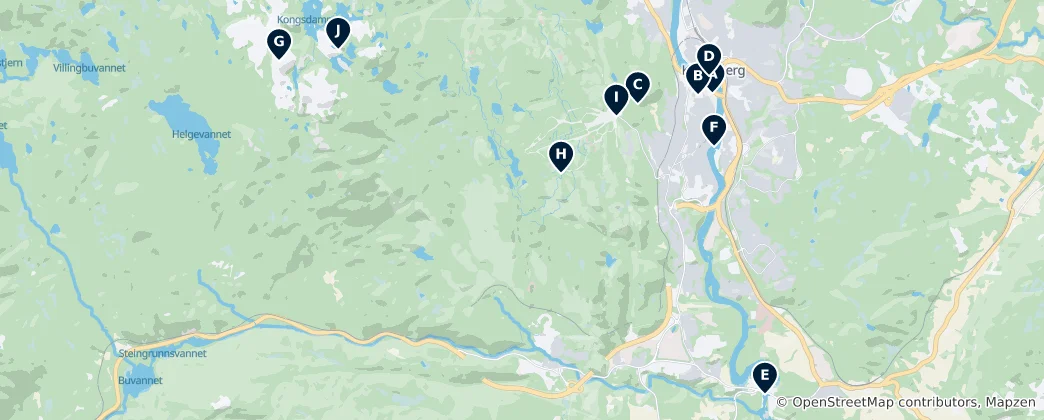 Mapa de Kongsberg Essentials