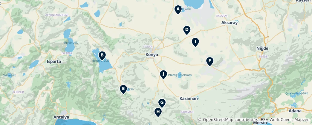 Mapa Natural Wonders