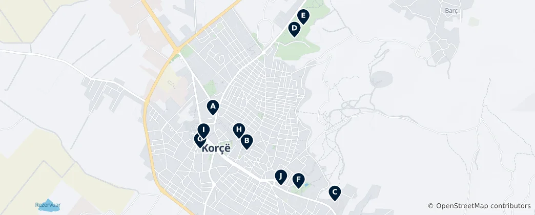Mapa Korçë Essentials