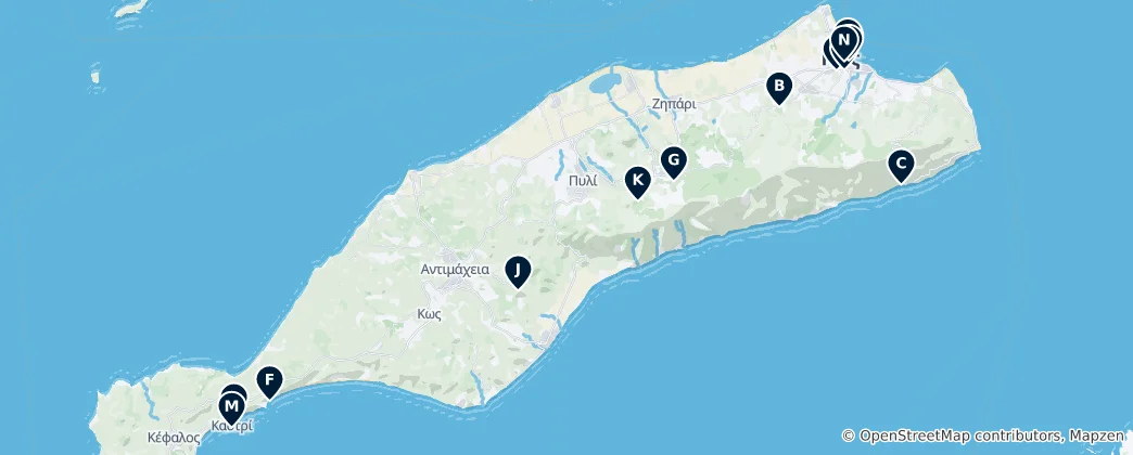 Carte de Kos Essentials