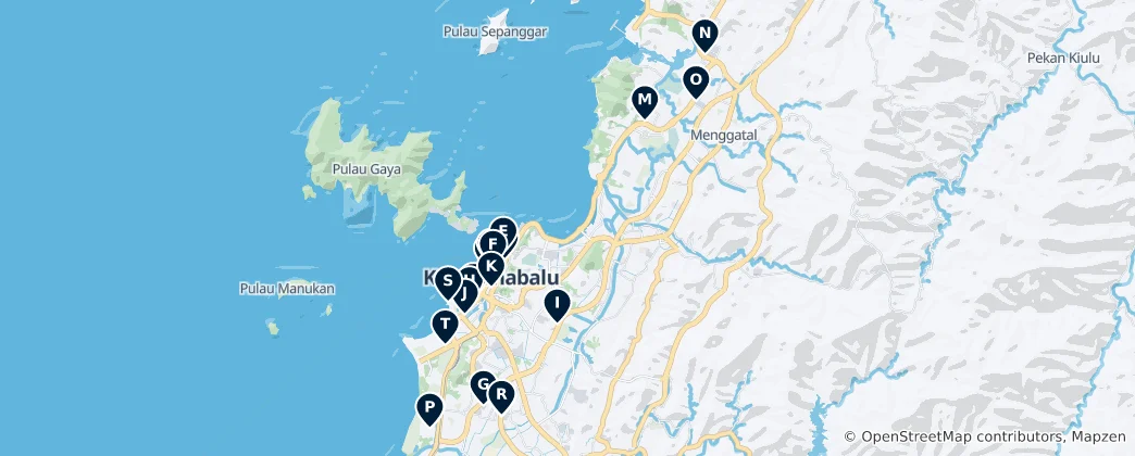 Map of Shopping and Dining Delights