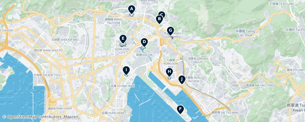 Kowloon Bay Essentials — Térkép