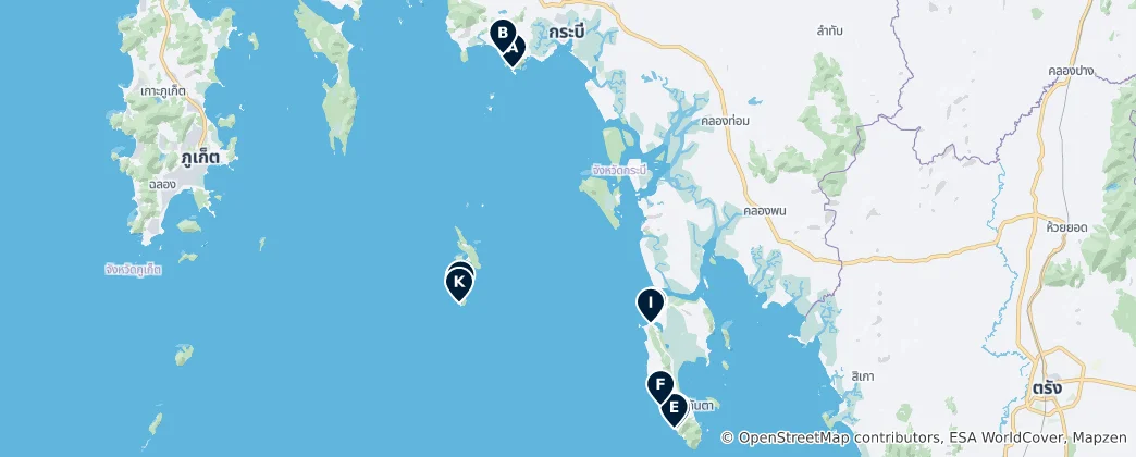 Mapa Dive & Snorkel Adventures