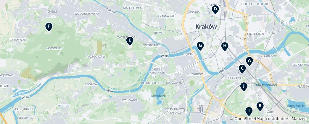 Map of Memorials & Monuments