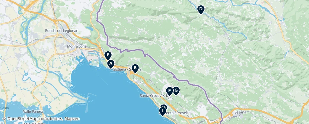 Karst Plateau Must-Sees — Mapa