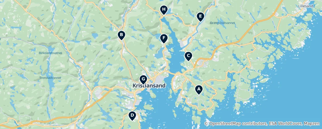 Map of Historic Christian Sites