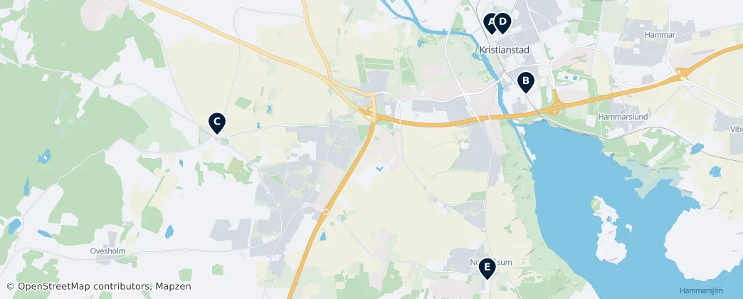 Mappa di Cultural Heritage in Kristianstad