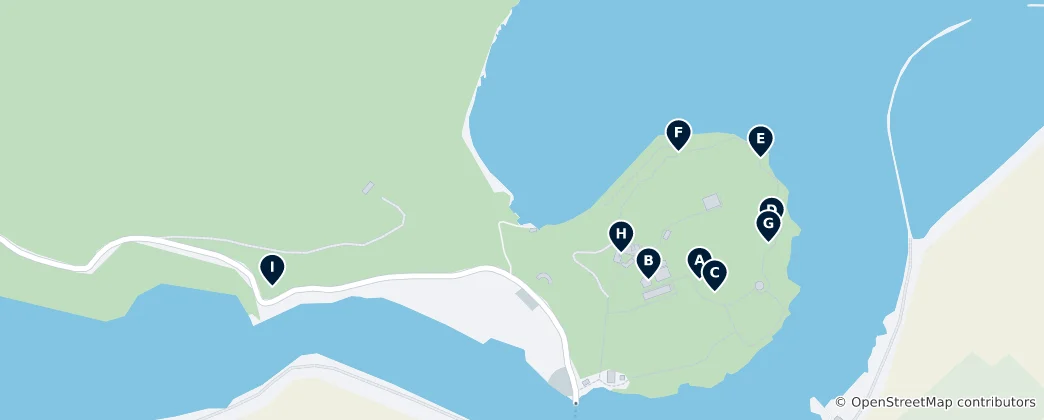 Map of Butrint Archaeological Wonders