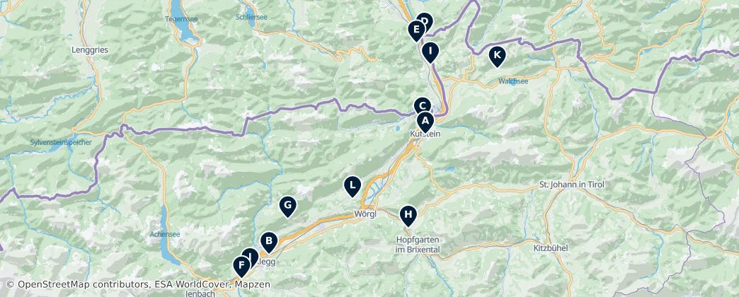 Castles and Ruins — Map