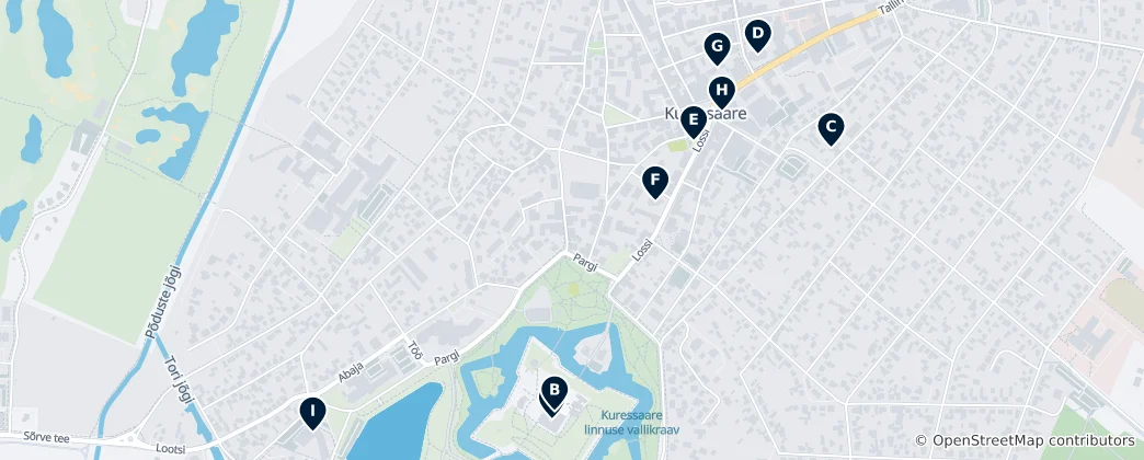 Mapa Kuressaare Essentials