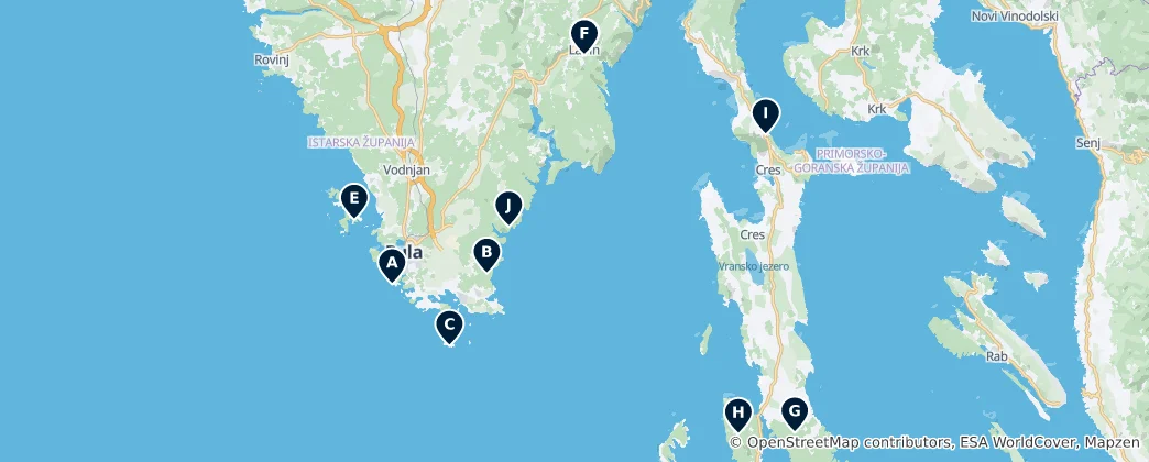 Mapa Best Viewpoints & Peaks
