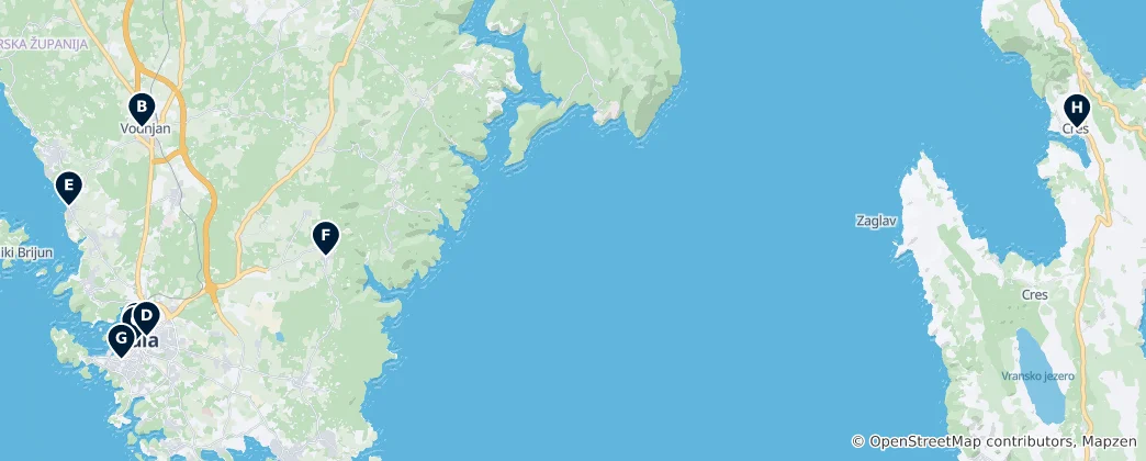 Mapa Historic Churches & Cathedrals